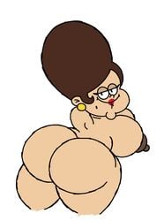 bbw big_breasts big_butt gilf huge_ass huge_breasts myrtle nickelodeon puffy_nipples the_loud_house