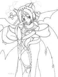 digimon digimon_(species) drawn female female_only lilithmon seven_great_demon_lords solo tagme