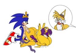 69_position ambiguous_penetration arcadethehedgehog balls being_watched big_ass big_penis crying cuckold doggy_style fox from_behind from_behind_position hands_on_ass hedgehog mammal melody_prower mina_mongoose mongoose pussy pussy_lick side_view sonic_(series) sonic_the_hedgehog tails threesome veiny_penis