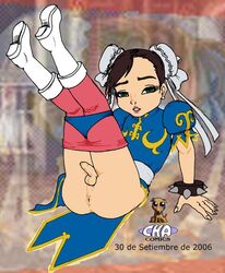 1futa 2006 chacomics chun-li futa_only futanari human intersex solo straight_hair street_fighter