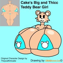 bad_anatomy big_breasts breasts character_request cleavage female furry gbabonnie huge_breasts tagme theycallhimcake