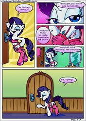 animated anus clothing comic equine female feral friendship_is_magic fur hair horn horsepussy legwear mammal mirror my_little_pony purple_hair pussy rarity_(mlp) solo stockings unicorn whateverbender white_fur