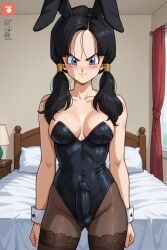 ai_generated brhel bunny_ears bunnysuit dragon_ball dragon_ball_z futanari tagme videl