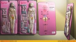 4girls ball_gag barbie_doll bondage bound breasts collar commodification department_store doll doll_box erenisch female femsub for_sale legal_slavery living_doll living_sex_doll living_sex_toy on_display on_shelf package package_box restrained retail_store sexdoll slave slave_collar vulva