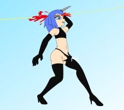 blood costume crossdressing dead death femboy highheels kenny_diver knife lunars panties ryona simplistic skimpy snuff weapon