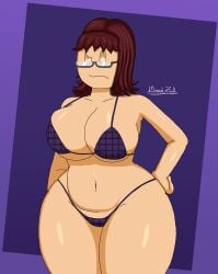 1girls 2d 2d_(artwork) alternate_breast_size angry angry_face artist_signature ass big_ass big_breasts bikini breasts bubble_butt clothed color curvaceous curvy curvy_body curvy_female curvy_figure divad_ziul female female_only flipline flipline_studios glasses goggles goggles_on_head half_closed_eyes hips hips_wider_than_shoulders huge_ass huge_breasts huge_hips huge_thighs large_ass large_breasts long_hair looking_annoyed looking_at_viewer mature mature_female papa_louie plump pouting presenting presenting_hindquarters quinn_(papa_louie) self_upload short_hair simple_background skimpy skimpy_bikini solo solo_female solo_focus suggestive swimwear thick_thighs thighs video_game_character video_games voluptuous voluptuous_female wide_eyed wide_hips