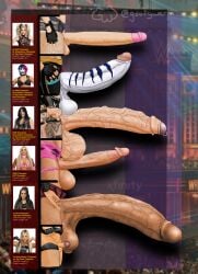 6futas alexa_bliss asuka_(wwe_diva) erection futa_only futanari gigantic_penis goofywerm huge_cock human intersex liv_morgan penis penis_size_chart penis_size_difference rhea_ripley roxanne_perez tiffany_stratton tiny_penis wwe