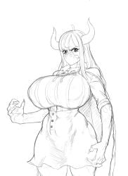 1girls claws fully_clothed horns huge_breasts one_piece supersolenoid tagme ulti_(one_piece)