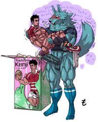 anthro ass ball balls biceps big_penis blood blush bottomless briefs canine clothed clothing erection humanoid humanoid_penis legwear male mammal mojimojirou muscular nipples nosebleed partially_clothed penis pubes rugby rugby_ball sex_doll sex_toy shaking socks sweat trembling underwear underwear_around_legs wolf yaoi