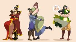 aang avatar_the_last_airbender deztyle female katara lookmanilikeit1 sokka suki tagme toph_bei_fong twitter_link zuko