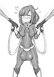 1futa ahe_gao ahegao ahegao_face autopaizuri autopaizuri_under_clothes autotitfuck ball_bulge balls_outline balls_under_clothes big_balls big_testicles blank_background blushing_profusely bodysuit cum cum_gun cumming ejaculate ejaculating ejaculating_cum ejaculation ejaculation_under_clothes eyes_rolling_back ftnranat futanari greyscale gun guns hands-free handsfree_ejaculation hose huge_cock huge_penis hung hung_futanari implied_orgasm latex latex_armwear latex_bodysuit latex_futa latex_legwear latex_suit medium_breasts milking_machine orgasm orgasm_face orgasm_without_stimulation penis_bulge penis_milking penis_milking_machine penis_outline penis_under_clothes rolling_eyes semen simple_background skin_tight skinsuit skintight tight tight_clothes tight_clothing tight_fit weapon weapons white_background