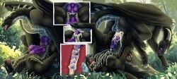 anal anal_knotting anal_sex animal_genitalia animal_penis anus black_body black_scales blue_body blue_scales bodily_fluids brionack cum cum_from_ass cum_in_ass cum_inside drafo_(drafothedragon) dragon duo equine_genitalia equine_penis erection excessive_cum excessive_genital_fluids feral genital_fluids genital_slit genitals grey_body grey_scales hi_res horn hybrid_genitalia hybrid_penis internal internal_anal knot knotted_equine_penis knotted_penis knotting looking_pleasured male male/male mythological_creature mythological_scalie mythology penetration penis purple_anus purple_knot purple_penis scales scalie sunhawk12 ventral_scales white_horn