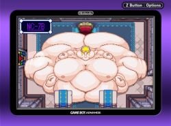 blob fat_face gameboy_advance hyper_belly hyper_fat immobile larger_female minish_cap moobs morbidly_obese obese pixel_art princess_zelda tagme the_legend_of_zelda the_minish_cap toon_zelda video_game video_game_character