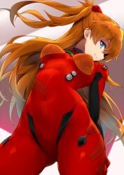 arm_behind_back arms_behind_back ass_visible_through_thighs blue_eyes blue_eyes_female bodysuit breasts breasts_apart busty busty_female busty_girl busty_teen covered_navel cowboy_shot curvy curvy_body curvy_female curvy_figure curvy_hips curvy_teen evangelion:_3.0_you_can_(not)_redo eyepatch fair_skin female from_below gradient_hair grin hair_ornament hair_tie hand_behind_back hands_behind_back head_tilt high_school_student jampen light-skined_female light-skinned light-skinned_female light_skin light_skin_female light_skinned light_skinned_female long_hair looking_at_viewer looking_down looking_down_at_viewer mecha_pilot_suit medium_breasts multicolored_hair neon_genesis_evangelion one_eye_covered orange_eyebrows orange_hair orange_hair_female parted_lips petite petite_body petite_female petite_girl plugsuit rebuild_of_evangelion red_bodysuit red_hair_tie school_girl skin_tight smile smiley_face smiling smiling_at_viewer smirk smooth_skin solo souryuu_asuka_langley teen_girl teenage_girl teenager thigh_gap tilted_head twintails twintails_(hairstyle) two_side_up very_long_hair wavy_hair