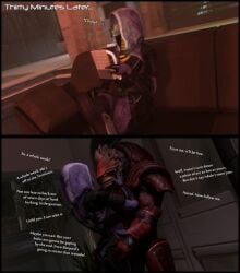 comic foab30 krogan mass_effect sex tali'zorah_nar_rayya turian urdnot_wrex