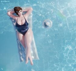 1girls 3d asian asian_female big_breasts big_thighs blender breasts busty chest cleavage clothed curvy female female_only large_breasts mei_(overwatch) nipple_bulge one_piece_swimsuit overwatch overwatch_2 pool pool_float rawgum self_upload snowball_(overwatch) solo solo_female sunbathing sunglasses swimsuit thick thick_thighs thighs water wet wet_body wet_skin