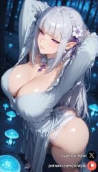 1girls 2025 ai_generated ass big_ass big_breasts breasts emilia_(re:zero) female hi_res high_quality high_resolution highres huge_ass huge_breasts huge_thighs nsfw purple_eyes re:zero_kara_hajimeru_isekai_seikatsu sinity small_waist thick_thighs thin_waist white_hair