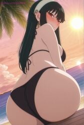 1boy1girl ai ai_generated ass ass_focus assassin asshole black_hair cum cum_in_ass cum_in_pussy cum_in_pussy cum_inside from_behind goonimeai naked naked_female penetration pussy pussy_lips sex spreading spy_x_family squatting thorn_princess vagina vaginal_penetration vaginal_sex yor_briar yor_forger