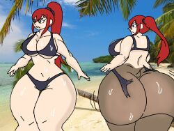 erza scarlet from fairy tail by toon-bomber