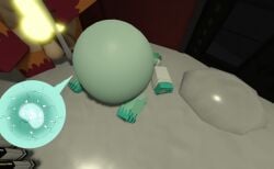 after_sex anthro belly_bulge big_male consensual cum cum_in_pussy cum_inside cum_leaking cum_puddle fashui_(kaiju_paradise) feizao_(kaiju_paradise) female furry impregnation inflated_belly inflation kaiju_paradise male ravenuwu roblox self_upload size_difference small_female