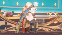2boys anal_fingering animated ass fingering gay honkai:_star_rail honkai_(series) male_only mydei_(honkai:_star_rail) no_sound phainon_(honkai:_star_rail) spanking tagme video yaoi
