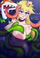 piranha plant from mario (series) by tacoheadshark