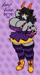 agal1502 breasts cleavage female homestuck hyper_breasts ms_paint_adventures tagme troll xephyr_vuxomh_(agal1502)