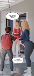 1boy 2girls 3d alaric_(roseblue3d) alice_(rose_blue_3d) ass big_ass big_breasts big_thighs breasts bust busty curvaceous curvy curvy_figure female height_difference hips huge_ass huge_breasts huge_thighs large_ass large_breasts large_thighs light-skinned_female light_skin male male/female mature mature_female mature_male my_neighbor's_widow original original_character original_characters rose_blue_3d short_male shorter_male slim_waist sophie_scott straight taller_female taller_girl thick thick_hips thick_legs thick_thighs thighs voluptuous waist wide_hips