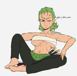 roronoa zoro from one piece by jeteggs