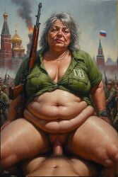 ai_generated ass breasts clouds cold_war enemy fat female guns male russia sex sexy spl super usa war whore
