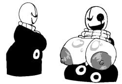 fem gaster from undertale by loudnormal4