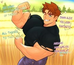 alex mullner from stardew valley by kingdom velvet