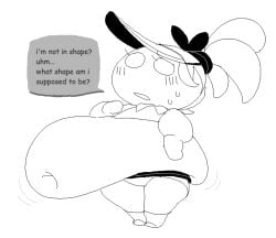 1girls bbw belly chubby_female cookie_run female huge_belly mintrimo orange_cookie