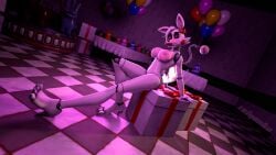 16:9 3d 4k absurd_res animatronic anthro arm_support box breasts breasts_apart canid canine checkered checkered_floor claws clothing container digital_media_(artwork) dutch_angle female five_nights_at_freddy's five_nights_at_freddy's_2 footwear fox gift_box head_bow hi_res high_heels inside looking_at_viewer machine mammal mangle_(fnaf) medium_breasts nipples nude nude_anthro nude_female photo_shoot pink_nipples robot robot_anthro scottgames shoes sitting solo source_filmmaker tail watermark white_body white_hair widescreen yellow_eyes zelyonka