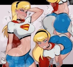1girls 2025 2d_(artwork) ass ass_worship big_ass big_butt blonde_female blonde_hair blonde_hair_female blue_eyes bottom_heavy bubble_ass bubble_butt clothed clothed_female clothing dc_animated_universe dc_comics dcau fat_ass fat_butt female female_focus hi_res high_resolution highres large_ass large_butt looking_at_viewer minicop2001 steam steaming_body supergirl superheroine superman:_the_animated_series superman_(series) tagme thick_ass thick_thighs wide_hips