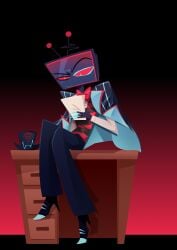 valentino (hazbin hotel) from hazbin hotel by gyu0000o