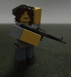 1girls 3d alexei_tarasov blood_debt clothed gun jacob6982521 roblox roblox_game robloxian rule_63 tagme