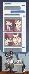 2018 aggressive_retsuko animal_genitalia ass blush breasts canine clothing comic female fennec fenneko fox furry haida hyena instant_messenger invalid_tag mammal masturbation mob_face newd office_lady open_mouth panties penetrable_sex_toy penile_masturbation penis pussy sanrio selfie sex_toy smooth_fur tenga text_messaging underwear