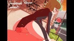 1boy 1boy1girl 1girls 2d animated ass ass_focus asshole big_ass big_penis black_clothing blush blush civibes embarrassed embarrassed_nude_female female_on_top green_eyes green_hair hairless_pussy hips hips_wider_than_shoulders light-skinned_female light_skin looking_at_partner looking_at_viewer looking_back looking_pleasured medium_ass moaning moaning_in_pleasure moving_hips nude_male on_ground panting partially_clothed partially_clothed_female patreon penis precum pussy pussy_juice reverse_cowgirl_position shoulder_length_hair skin_tight skinny skinny_girl small_breasts small_waist sound speech_bubble straight tagme tatsumaki thighs thin_female thin_waist video voice_acted wet wet_pussy wet_sounds