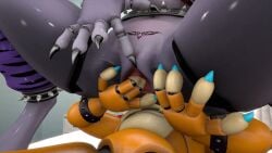 ass ass body female fivenightatfreddys fnaf freddy girl mayosplash_(modeler) pussy roxanne_wolf_(mayosplash) roxannewolf roxy touching_ass touching_pussy vagína