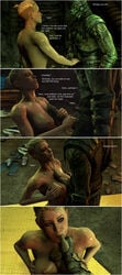 2018 3d anthro big_breasts blonde_hair blue_eyes bottomless breasts cassie_cage comic dialogue english_text female first_person_view handjob human interspecies large_breasts lizardman male male_pov mortal_kombat mortal_kombat_x naked nude nude_female paizuri penis reptile_(mortal_kombat) scalie sex short_hair smokescreen117 source_filmmaker straight syzoth text toned toned_female topless uncensored video_games