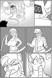 abs biceps big_breasts breasts clockface female large_breasts muscles muscular muscular_arms muscular_female muscular_legs muscular_thighs pecs