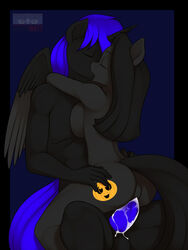 2013 abs alicorn anthro anthrofied ass black_hair blue_hair blue_penis breasts closed_eyes cum cum_on_penis cutie_mark duo equine erection feathered_wings feathers female hair hi_res horn host kissing kloudmutt leo_(kloudmutt) love male male_penetrating mammal mastery_position my_little_pony nila nilapony nude on_lap on_top penetration penis pussy rear_view romantic_couple sex sideboob sitting sitting_on_lap standing straddling straight thick_penis vaginal_penetration wings