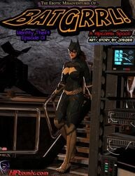 1girls 3d barbara_gordon batgirl batgirl_(arkham_knight) batman:_arkham_knight batman_(series) batwing cleavage costume dc dc_comics female female_only hipcomix mask masked solo