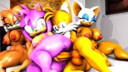 3d 3d_model amy_rose amy_rose_(kabalmystic) animated bat bed big_balls big_breasts big_penis breasts burstingseas canine echidna female foursome fox group_sex hedgehog kabalmystic larger_female male mammal mobian mobian_(species) mobian_bat mobian_echidna multiple_girls nipples penis pink_fur pussy rouge_the_bat rouge_the_bat_(kabalmystic) sega sonic_(series) sonic_adventure sonic_adventure_2 sonic_the_hedgehog_(series) spooning tails_the_fox tails_the_fox_(kabalmystic) tikal_the_echidna tikal_the_echidna_(kabalmystic) vaginal_penetration yellow_fur