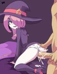 annoyed big_penis bigdeadalive clothed_female_nude_male clothed_sex cum cum_in_pussy cum_inside high_heel_boots high_heels little_witch_academia panties penetration petite print_panties skull_panties skull_print skull_print_panties sucy_manbavaran