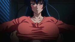 1girls animated blue_hair blush bouncing_breasts breasts female huge_breasts igawa_asagi long_hair nipples no_sound sawaki_kosuke tagme taimanin_asagi taimanin_asagi_3 topless undressing video