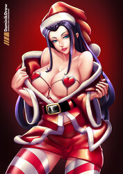 breasts caitlyn_kiramman christmas league_of_legends legwear lord_dominik