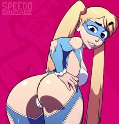 rainbow mika from street fighter by speedosausage