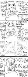 1girls 3boys abs all_fours anal anal_sex anthro anthro_on_anthro asriel_dreemurr being_watched blush boss_monster caprine clothing comic cum cum_inside cum_on_face dialogue english_text exhibitionism female femboy from_behind_position furry gay gay_denial girly goat group group_sex haaru half-closed_eyes heart horn human humor interspecies legwear long_ears makeup male mammal moan monochrome mostly_nude multiple_images muscular muscular_male no_homo open_mouth paws penetration penis recording robe runny_makeup sex simple_background smile sound_effects sweat text thigh_highs thinking toes toriel undertale video_games white_background yaoi yelling